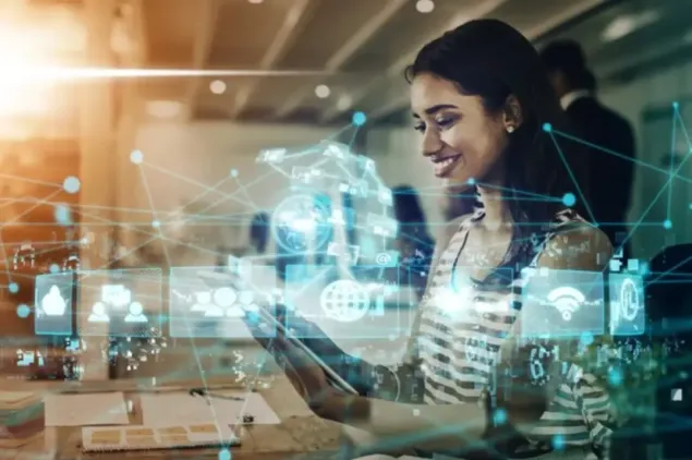 Bedrijf digitale transformatie