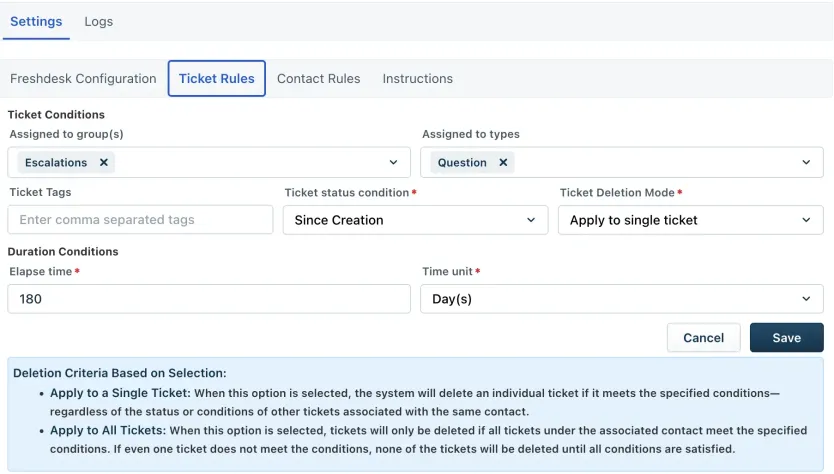Use Case 1 Tickets