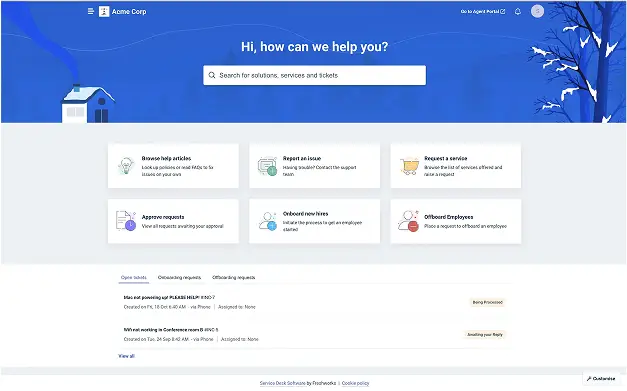 Empower with self-service