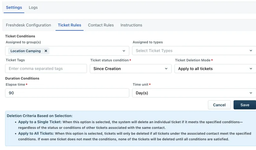 Use case 2 Tickets
